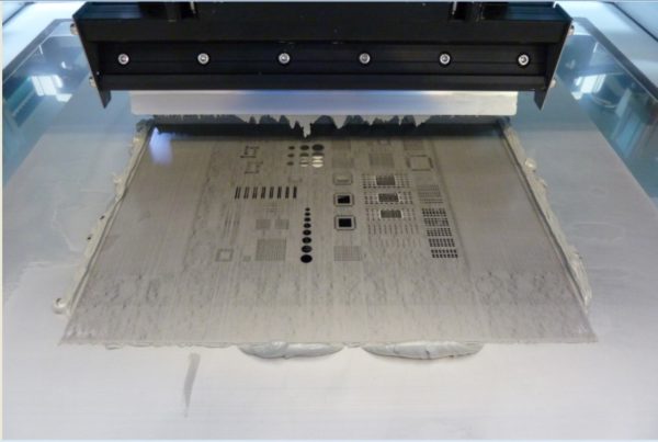 electronic production stencil